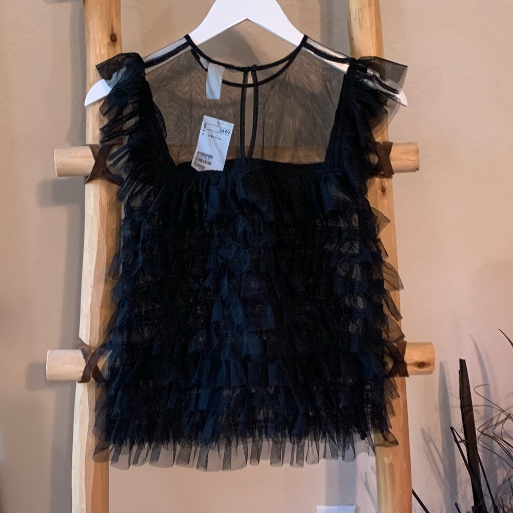 Ruffle H&M top